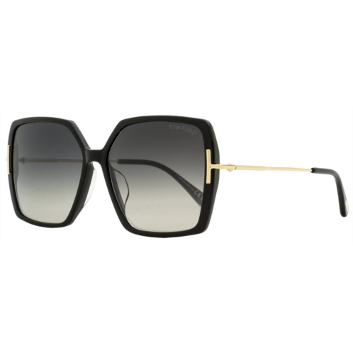 Tom Ford womens joanna butterfly sunglasses tf1039 01b black 59mm