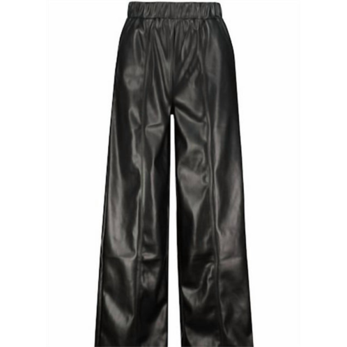 Bishop + young gia vegan leather pants in black