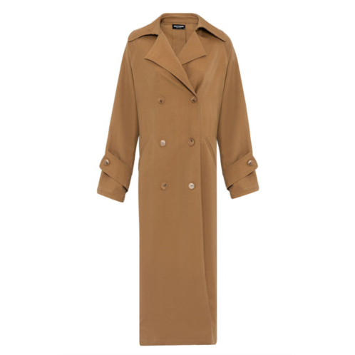 Nocturne double breasted oversized trench coat