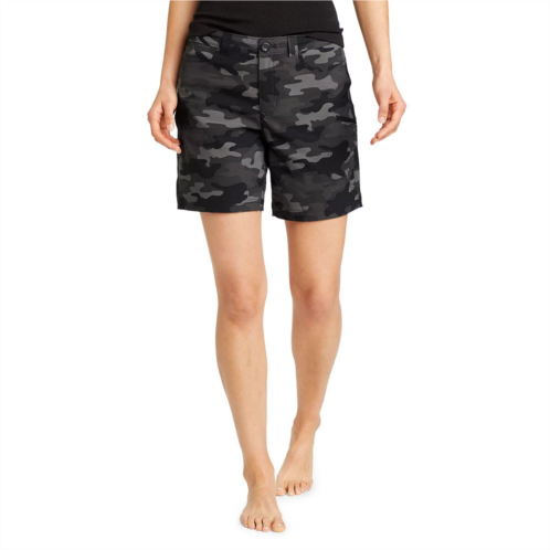 Eddie Bauer womens rainier shorts - camo print