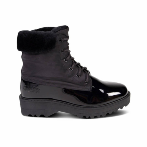 CLOUD NINE ladies brooke boot with sheepskin in black