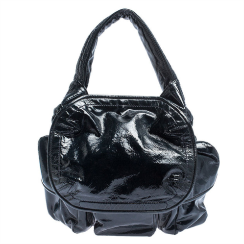 Givenchy midnight patent leather hobo