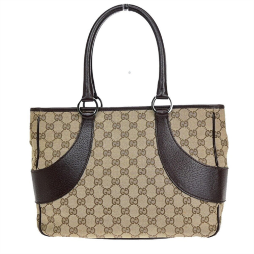 Gucci gg canvas canvas handbag (pre-owned)