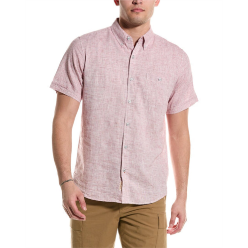 WEATHERPROOF VINTAGE linen-blend woven shirt