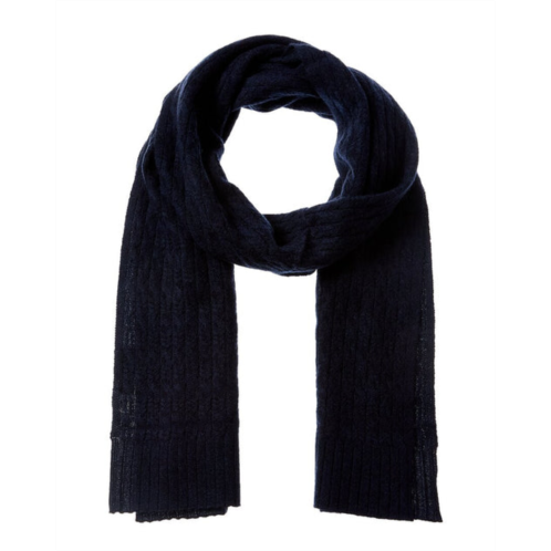 Forte Cashmere basic cable cashmere scarf