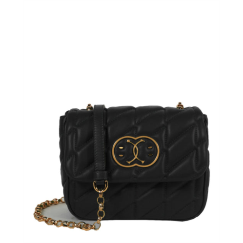 Moschino double smiley quilted crossbody bag