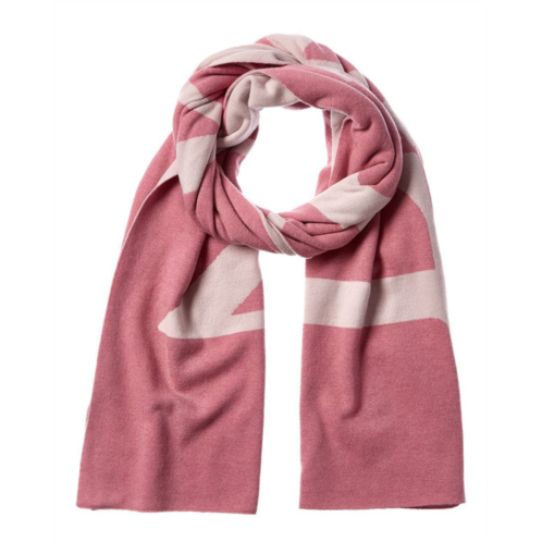 LANVIN logo wool & cashmere-blend scarf
