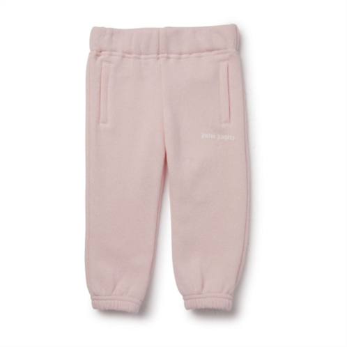 PALM ANGELS pink logo sweatpants