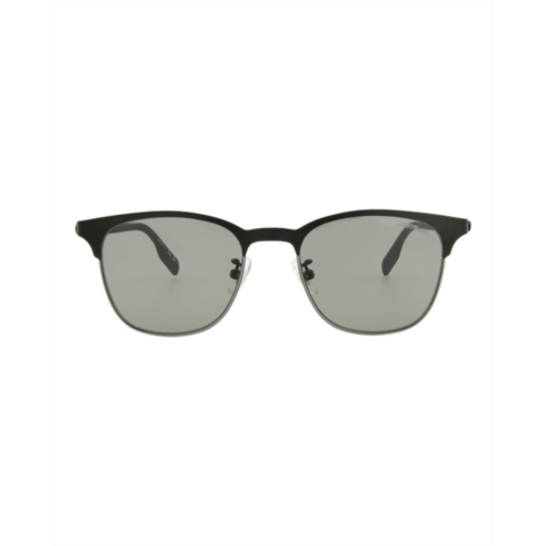 Montblanc square-frame metal sunglasses