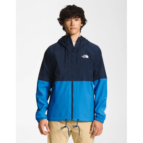 The North Face antora nf0a7qftk5 mens blue full zip rain hoodie jacket dtf427