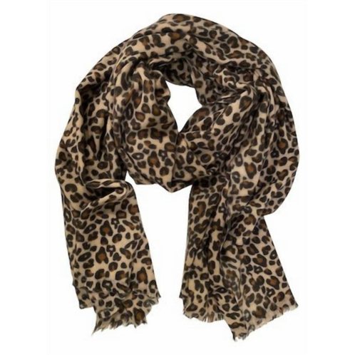 Hat Attack mini leopard scarf