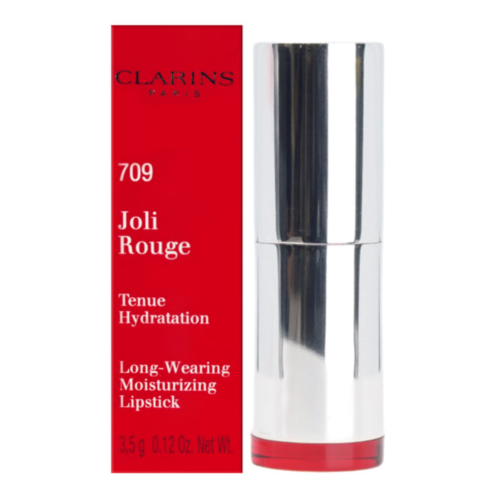 Clarins joli rouge 709 parisian pink moisturizing longwear lipstick 0.1 oz