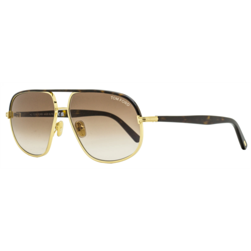 Tom Ford mens maxwell sunglasses tf1019 30f havana/gold 59mm