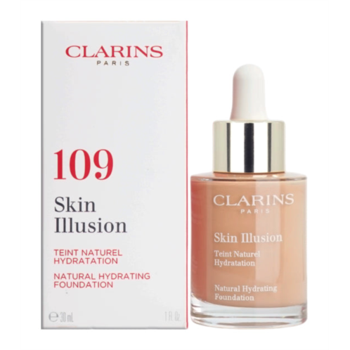 Clarins skin illusion natural hydrating foundation 109 wheat 1 oz