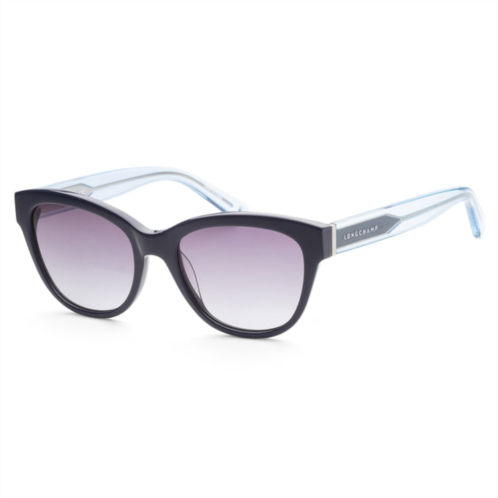 Longchamp womens 54mm blue sunglasses lo618s-424