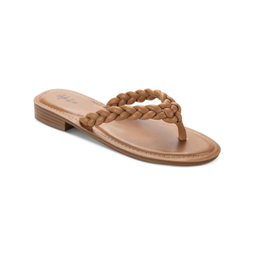 Style & Co. brandiie womens faux leather flip-flop thong sandals