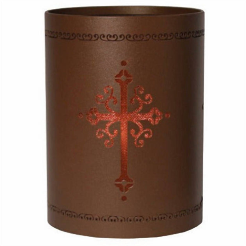 Scentships antique cross lantern shade in brown