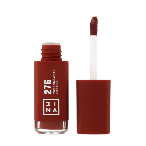 3Ina the longwear lipstick - 276 chestnut brown by for women - 0.20 oz lipstick