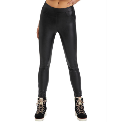 Sanctuary womens faux leather pull-on leggings