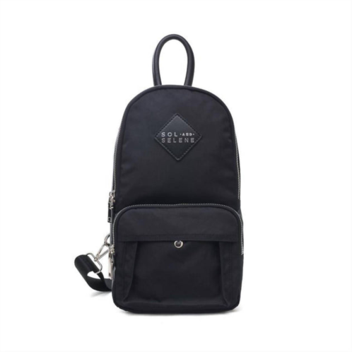 SOL and SELENE hustle backpack in black