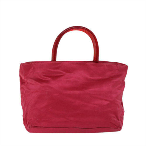 Prada tessuto synthetic handbag (pre-owned)
