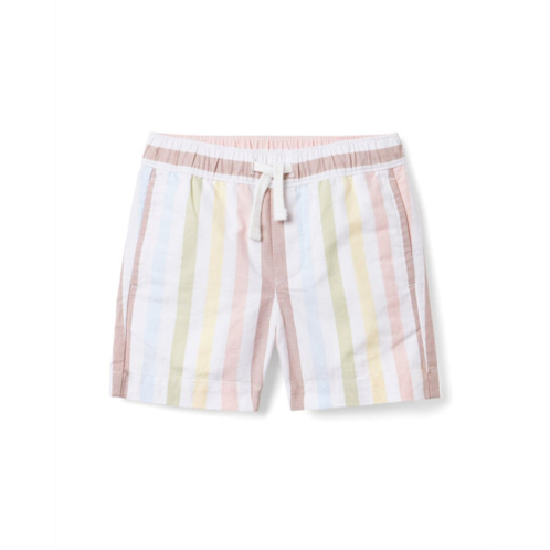 Janie and Jack striped oxford pull-on short