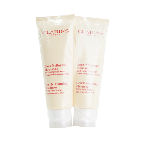 Clarins gentle foaming cleanser normal & combination skin 4.4 oz set of 2