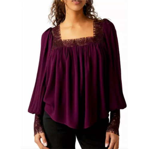 Free People flutter by top in potent purple