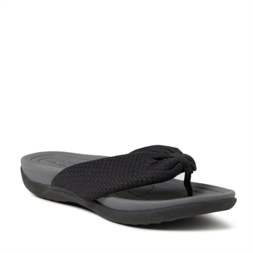 Dearfoams womens low foam thong sandal