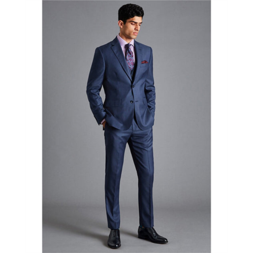 Charles Tyrwhitt texture slim fit italian wool suit jacket