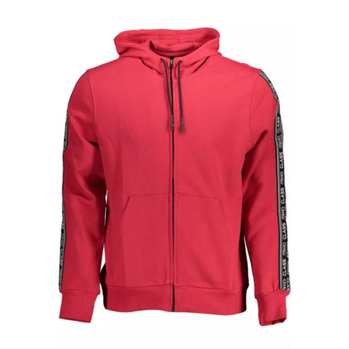 Cavalli Class chic hooded sweatshirt with contrasting mens details