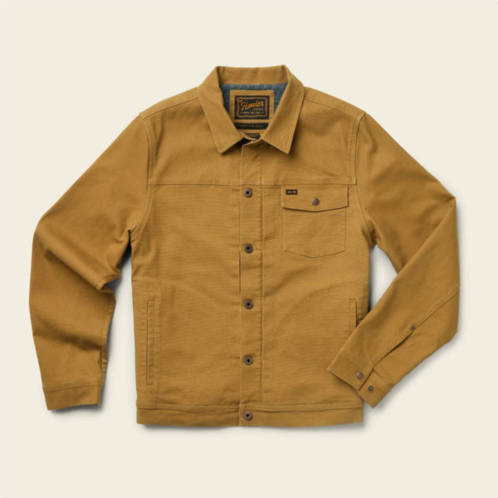 Howler Brothers hb lined depot jacket in aged khaki