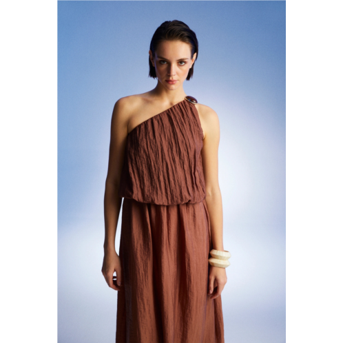 Nocturne one shoulder dress with accessory detail