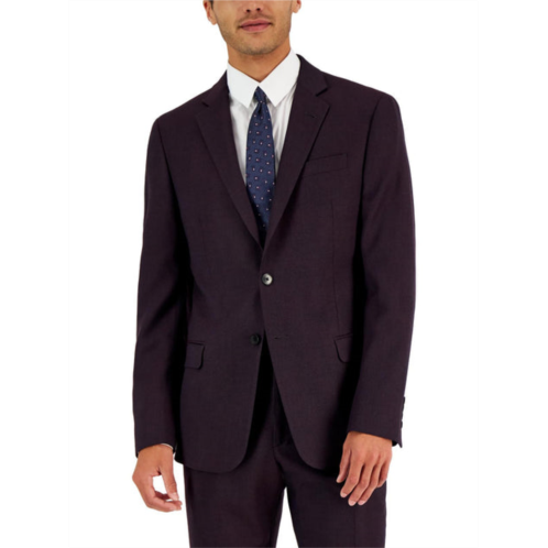 AX Armani Exchange mens woven pattern two-button blazer