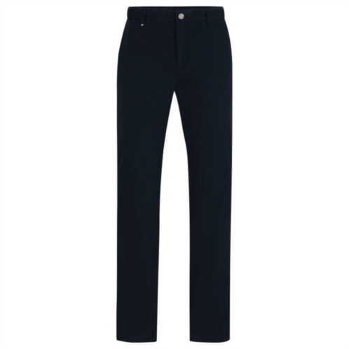 BOSS slim-fit trousers in stretch cotton