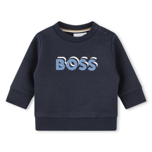BOSS navy logo sweatshirt