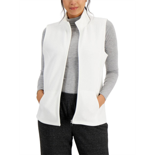 Karen Scott Sport womens qilted zip-up outerwear vest