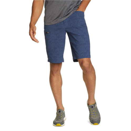Eddie Bauer mens rainier shorts - print