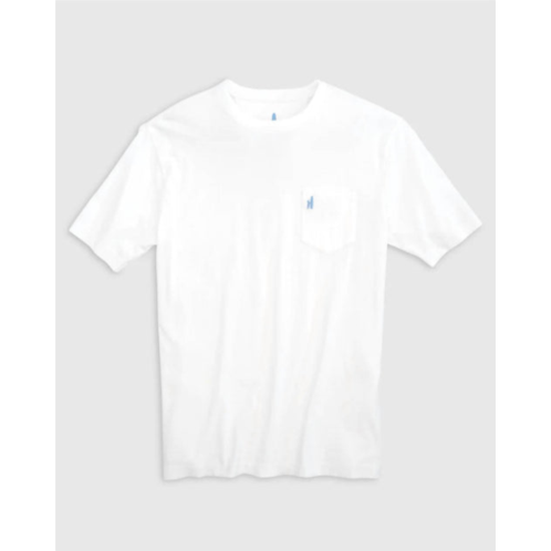 JOHNNIE-O dale t-shirt in white