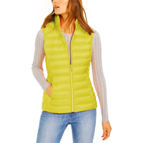 MICHAEL KORS outerwear down puffer vest limeade in bright yellow