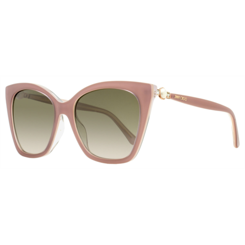 Jimmy Choo womens cat eye sunglasses rua /g y9aha nude 56mm