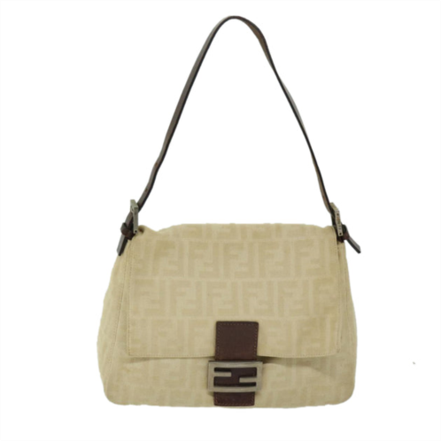 Fendi mamma baguette canvas shoulder bag (pre-owned)