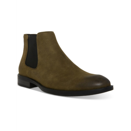 Madden maxxin mens round toe faux leather chelsea boots