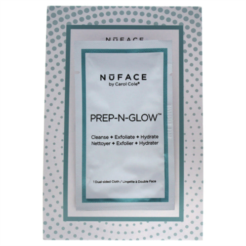 NuFace prep-n-glow textured cleansing cloth by for women - 1 pc cloths