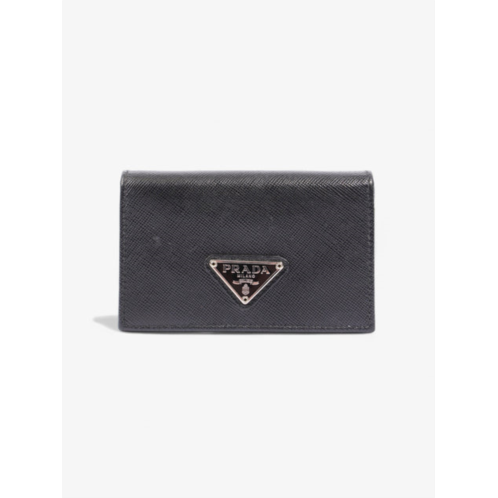 Prada card case saffiano leather