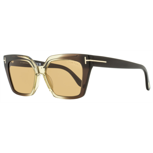 Tom Ford womens winona sunglasses tf1030 47j brown-amber 53mm