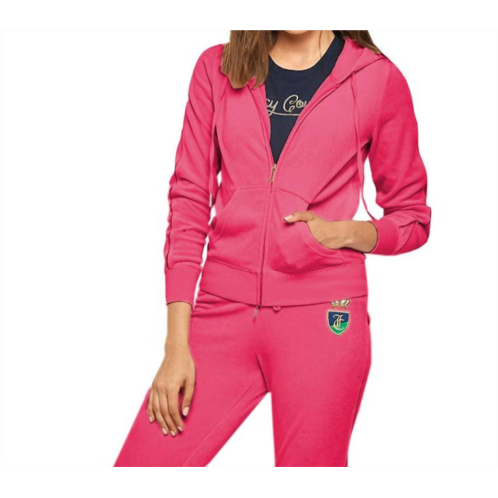 Juicy Couture velour robertson jacket in pink