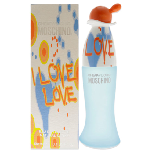 Moschino i love love cheap and chic by for women - 3.4 oz edt spray