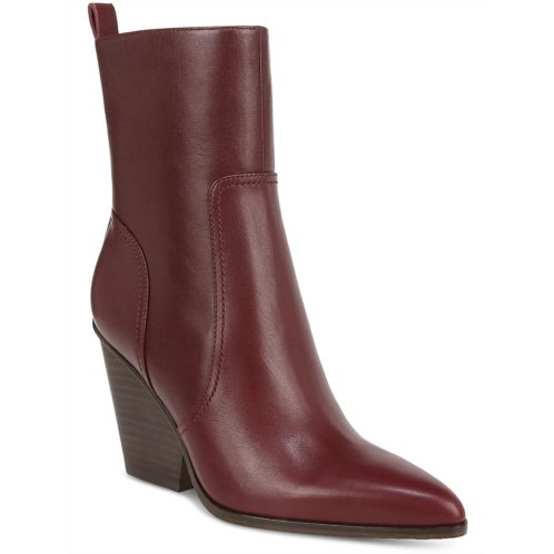 Veronica Beard logan womens leather zipper ankle boots