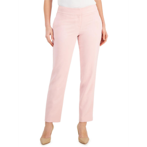 Kasper womens high rise solid ankle pants